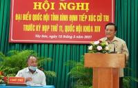 ĐBQH tỉnh tiếp xúc cử tri tại Tây Sơn