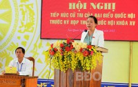 Phó Trưởng đoàn ĐBQH tỉnh tiếp thu, trả lời ý kiến kiến nghị của cử tri phường Tam Quan Nam