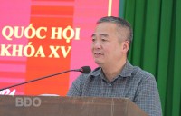 Đại biểu Quốc hội Nguyễn Lân Hiếu tiếp xúc cử tri xã Hoài Châu Bắc