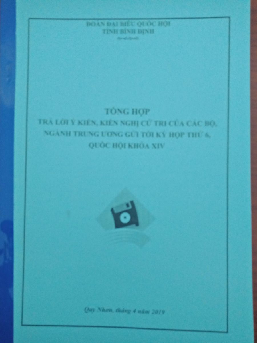 Tổng hợp trả lời ý kiến kiến nghị cử tri gửi dén kỳ họp thứ 6, Quốc hội khóa XIV